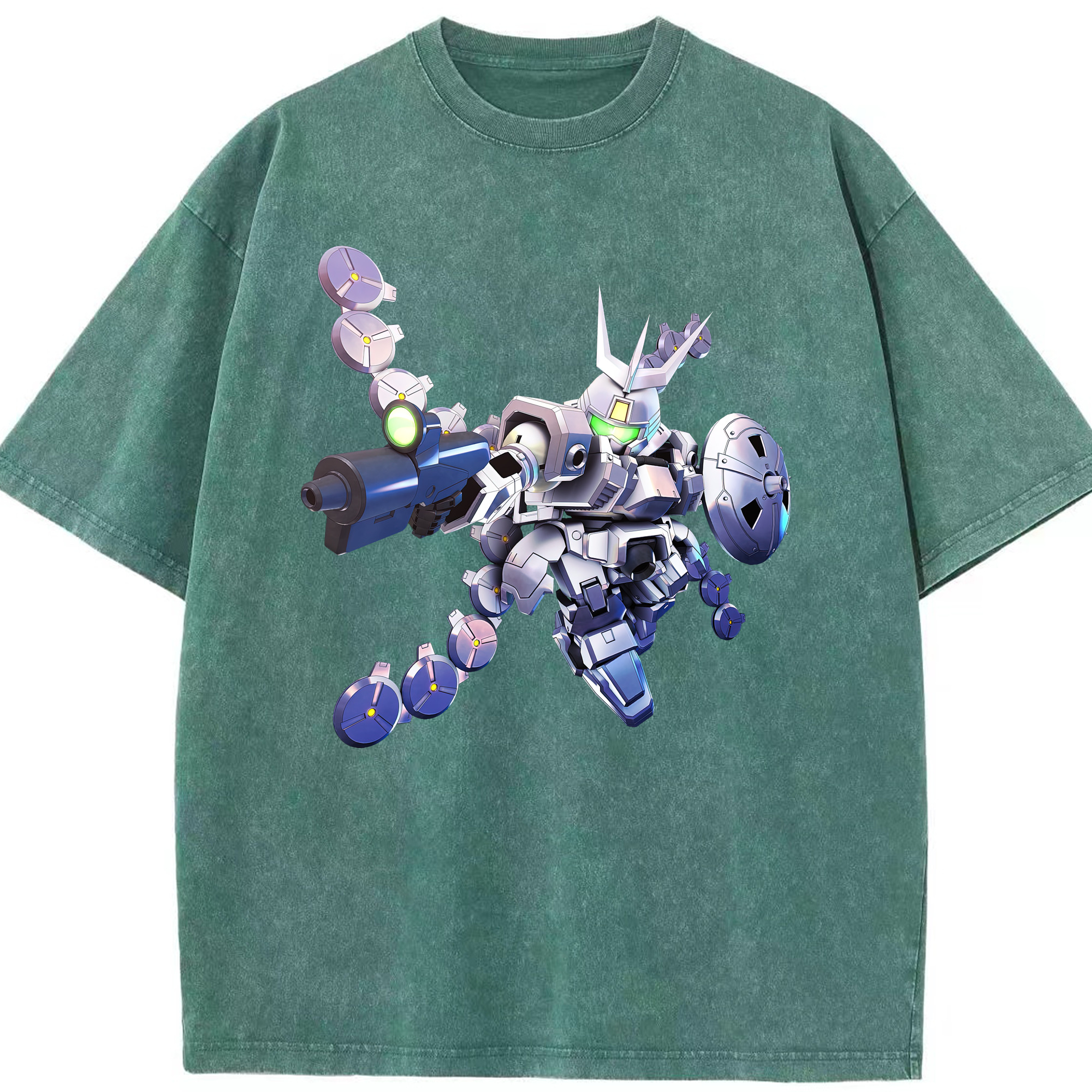 （画像用） 機動戦士ガンダム Mobile Suit Gundam 綿100% ヴィンテージ風 半袖Tシャツ（フロントプリント）